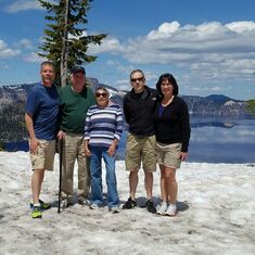 This was our last trip together as a family.  A Southern Oregon Resort and Crater Lake.