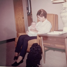 Bonny and Clif at 8 weeks old 1965