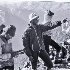 Developing a route in Caucasus mountains (1987)