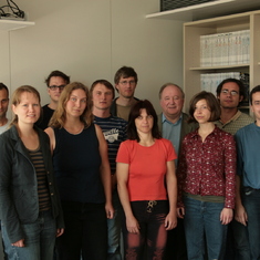 with his Team at the Technische Universität Dresden (2007)