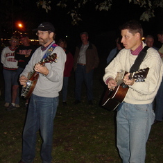Brad and George public jam in Arkansas
