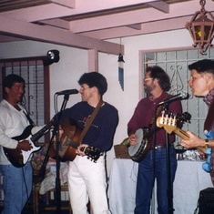 Lawrence, Terry, Brad, George and Bill Gay jam in Coronado, CA.