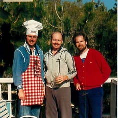 Rob, Dan, & Brad in Big Bear late 80's