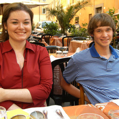 Brad and Ellen, Rome, 2006