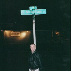 He took this when he found a street named Nickerson 