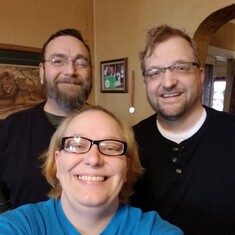 January 2019-This was the last time the three of us were in one place. We will miss you always.