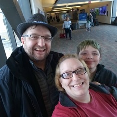 Jan 15th 2019- Picking him up from Omaha airport to bring him home. 