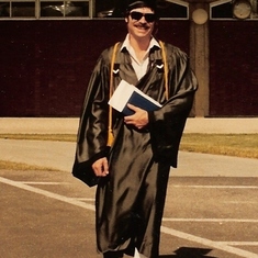 Brad's College Gradution- 1989