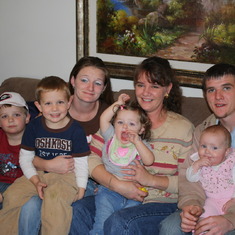 Brandon,Patience,Mom,Sister Carrie,Niece Faith,& nephews Brian & Dylan