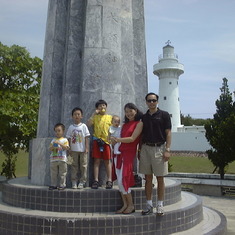 Spring Break in Kenting with  Cousin Tiger's family - March 24, 2002