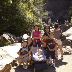 In Yosemite with Kushay and family - June 2002