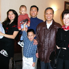 Lin family  reunion in Taiwan - February 4, 2003