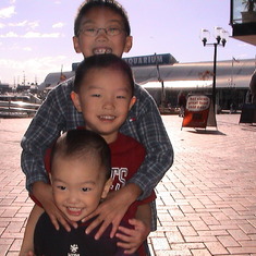 Three boys in Australia