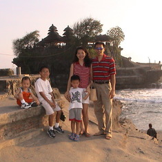 Family in Bali - October 20, 2003