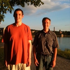 Evan and Brendan, May 2010
