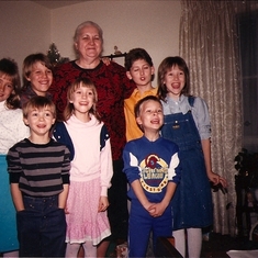 Beth, Stevie Paul, Grammy, Brian, Stephie, Brent, Sarah and little Mike