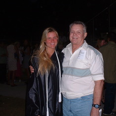 Taylor & Dad at Graduation