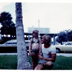 Shelly & Brent Hall of Fame Pool Ft. Lauderdale 5-18-75