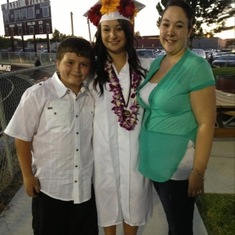 Maria's High School Graduation with Brittany and Kalvin