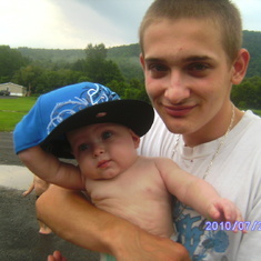 Brett and his Favorite nephew.