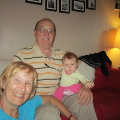 Granny and Grandpa and Baby Ella