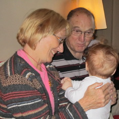 Granny and Grandpa with Baby Ella