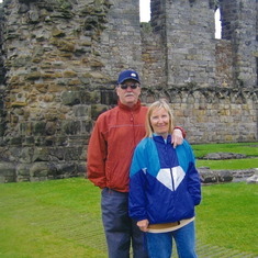 Brian and Sandy, The Abbey, St Andrews, Scotland