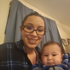 Eileen and little Gio!
