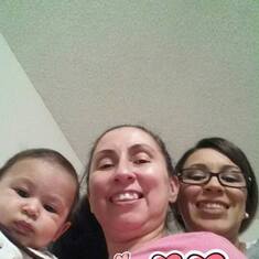 Eileen, Valerie and Gio! He is getting so big!