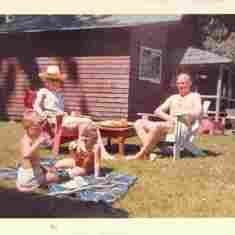 McLoughlin Family at the Alders 1964