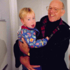 Brian with grandson Benjamin