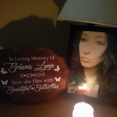 On this one year of briana gaining her wing let's light a candle in her honor