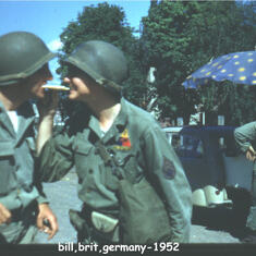 1952 Army service in Germany