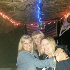 at the mine field with lori and doreen