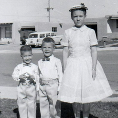 Bruce, Allen and Jody in Santa Fe mid 50s. 