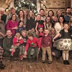Bruce's extend Polish family, which held dear. They continue to embrace us in his absence, with twice annual gatherings. Summer in Saratoga, and Wigilia in mid-December, complete with Santa.