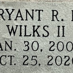 Honoring my son’s legacy with a memorial brick. 