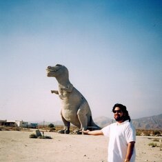 Bryce and dinosaur