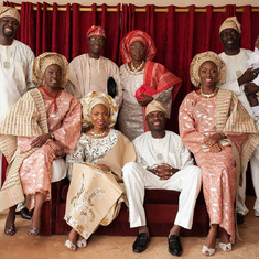 Family portrait on Buky's wedding day (2014)