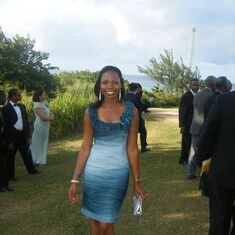 Buky in Jamaica at a friends wedding