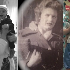 Denise &  “Ocean” &  Denise’s Mother  Ocean’s Great Grandmother  Lilian Robina Lawrence  ( Walmsley) ( RIP) mum