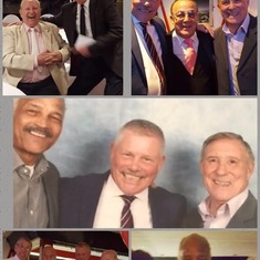 Ernest Edward Lawrence  Jnr : Our Dad  having good laugh with old Boxing Associates: