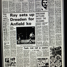 Original Liverpool Echo 43 years ago !  Exit Kevin
Thursday March 4 th 1976