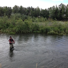 Fishing for Salmon; Ship Creek, AK