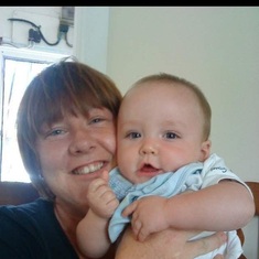 One of my favourite pics of caiden and his best auntie sha sha 