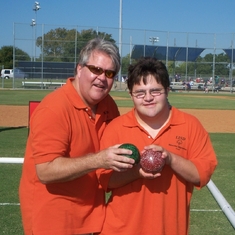 cain and dad bocce orange New Image