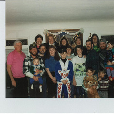 Christmas at Aunt Myra's house circa 1989