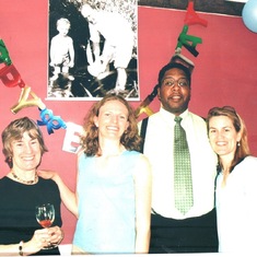 With the beautiful Pomeroy ladies in 2003 in NJ