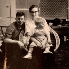 Ken, Camille and Kenny A as a young family