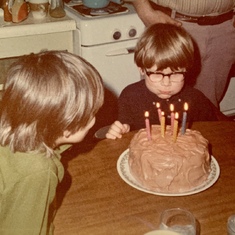 Happy birthday, Paul!  Look at that yummy cake Camille made!